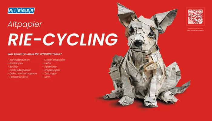 Altpapier Rie-Cycling