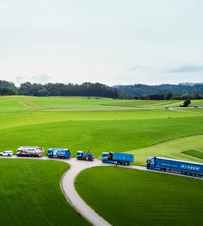 Fuhrpark - Fahrzeuge bei Rieger Entsorgung