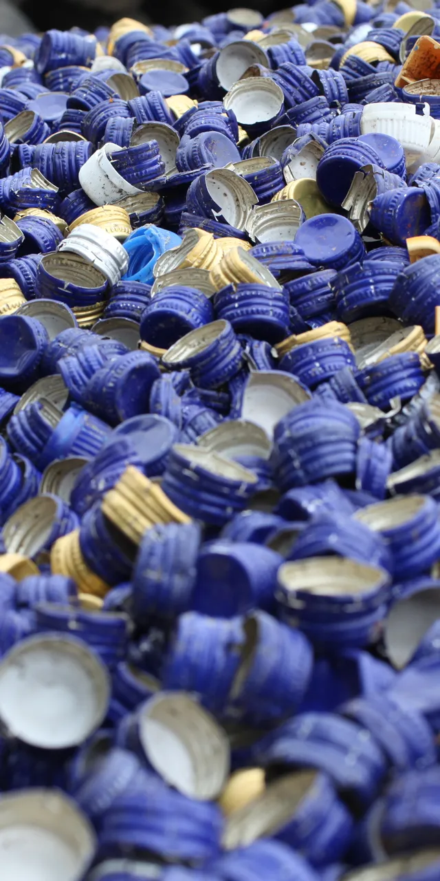 Wertstoffe recyclen wie Flaschenverschlüsse